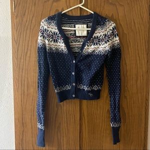 Vintage Y2K Abercrombie & Fitch Cropped Sweater